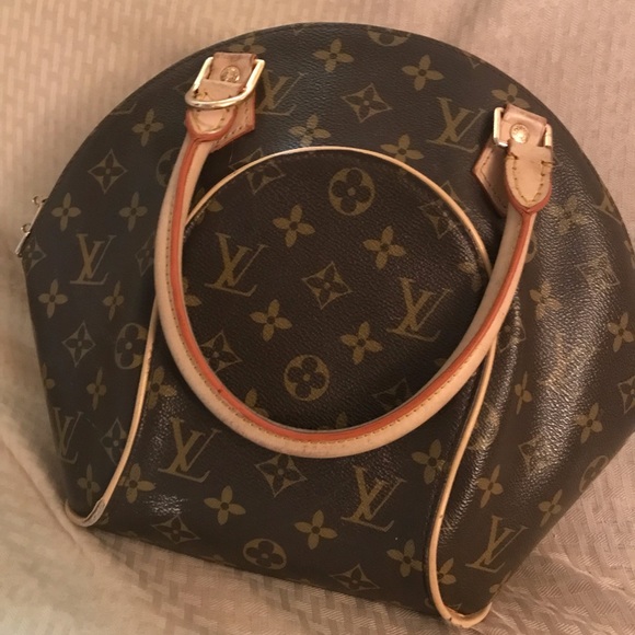 🤎💛 Louis Vuitton Monogram Ellipse 💛🤎 Authentic 💯SD0090 Paris 🇫🇷 Vintage❗️ - Picture 6 of 6